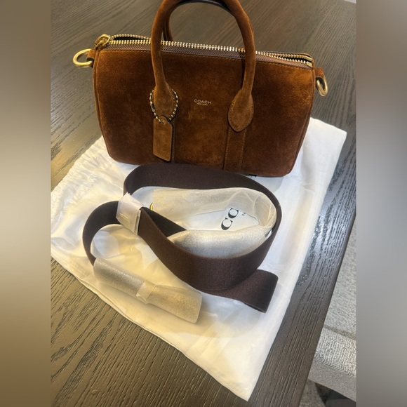 Coach Compass 25 Brown Suede - Picture 7 of 8